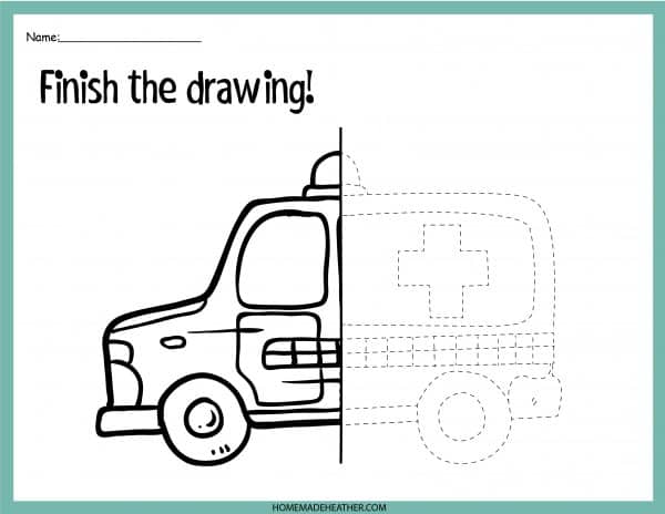 beach activity set Emergency Printable Drawing