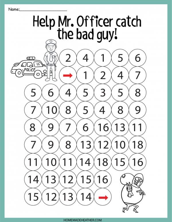 Emergency Printable Activity