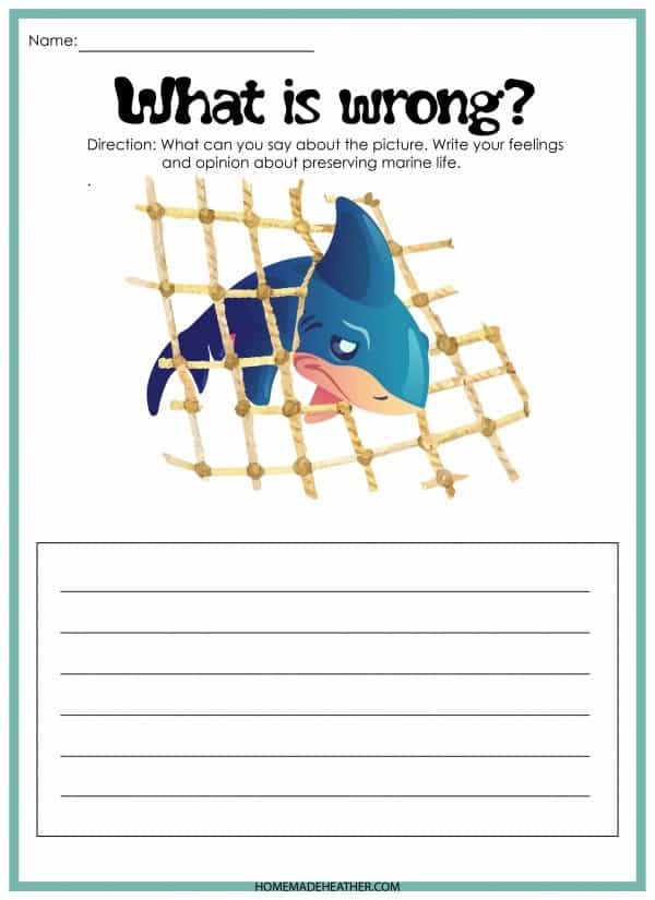 Free Shark Activity Printable