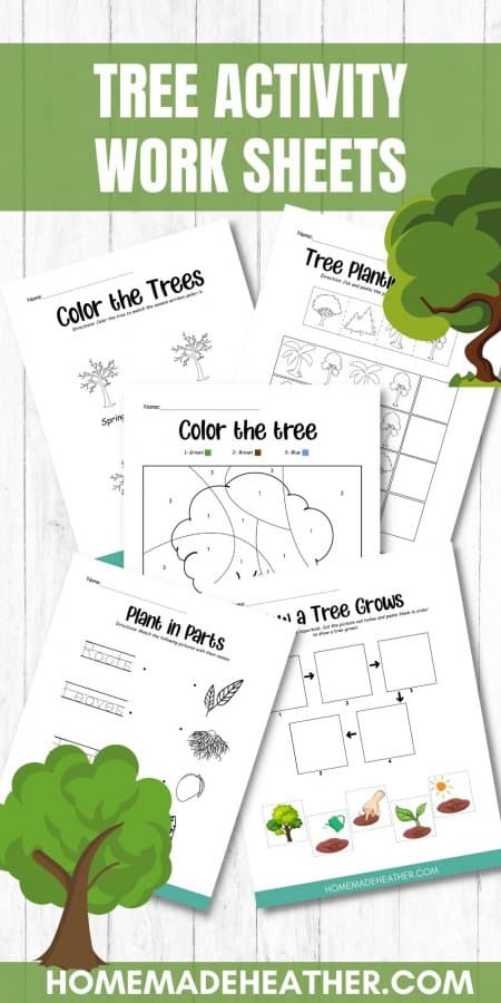 A collection of free tree activity printables.