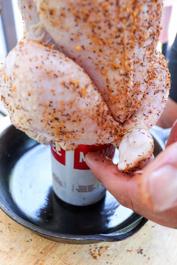 lemon bbq salmon Beer Can Chicken