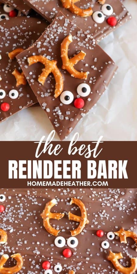 The Best Chocolate Reindeer Bark