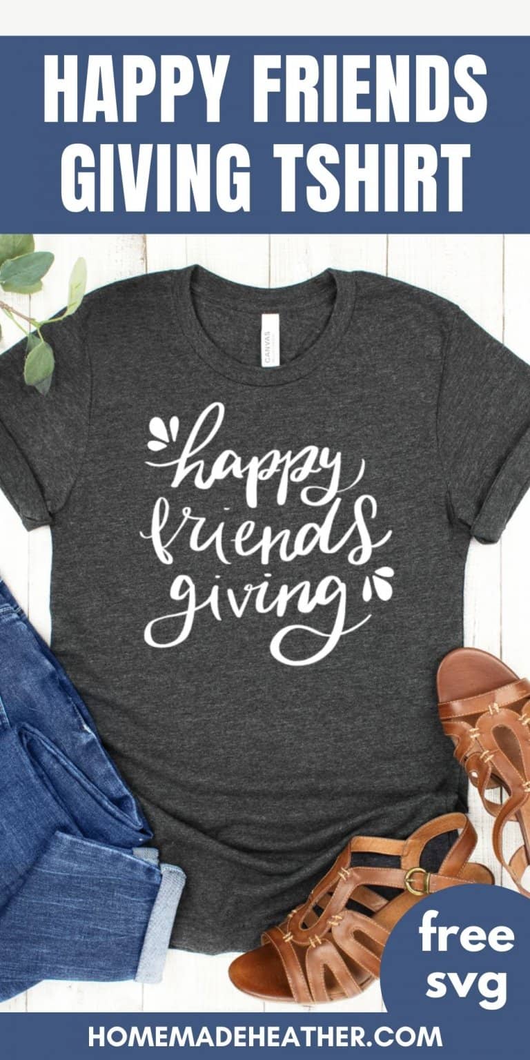 Happy Friendsgiving Tshirt with Free SVG