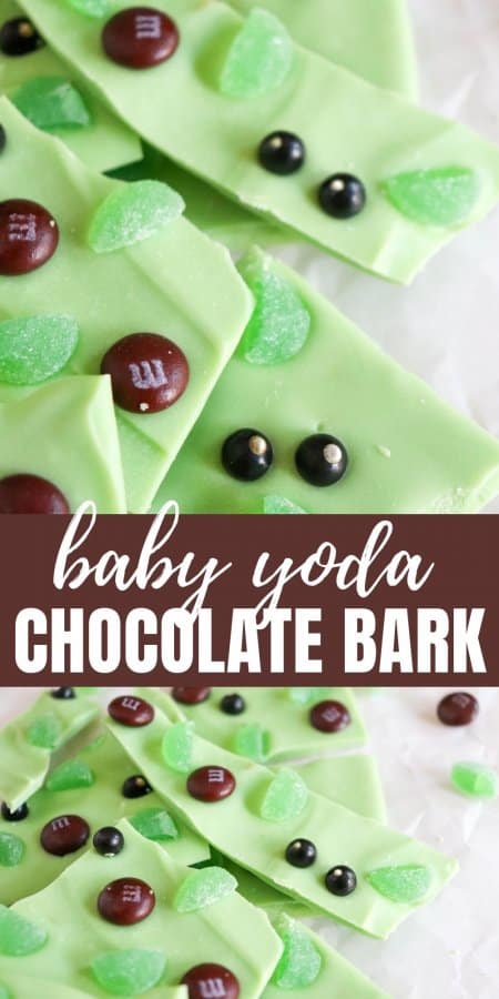 Baby Yoda Chocolate Bark