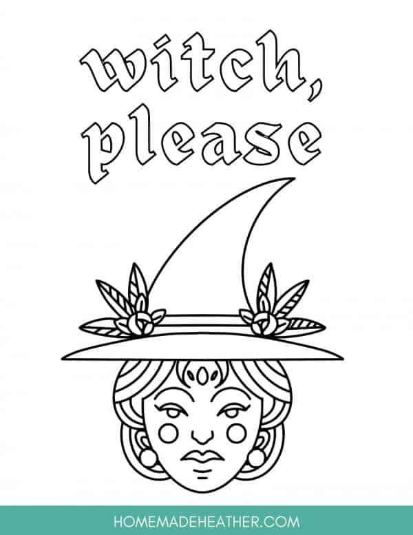 Halloween Coloring Sheet Printable