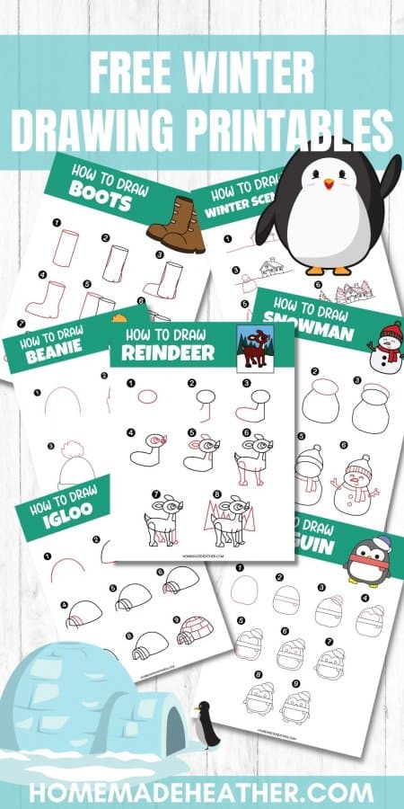keto printables Free How To Draw Winter Printables