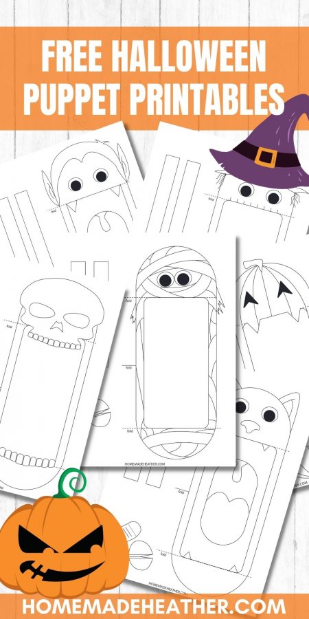 mothers day activity printables Six free Halloween puppet printables.