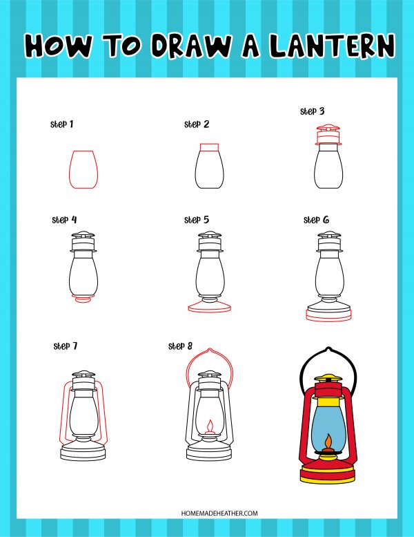 mothers day activity printables Free Drawing Lantern Printable