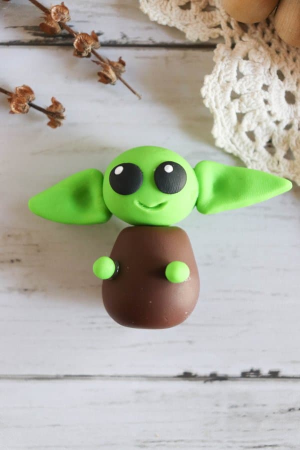 Polymer Clay Baby Yoda Craft