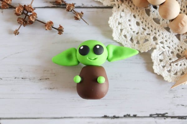 Polymer Clay Baby Yoda Craft