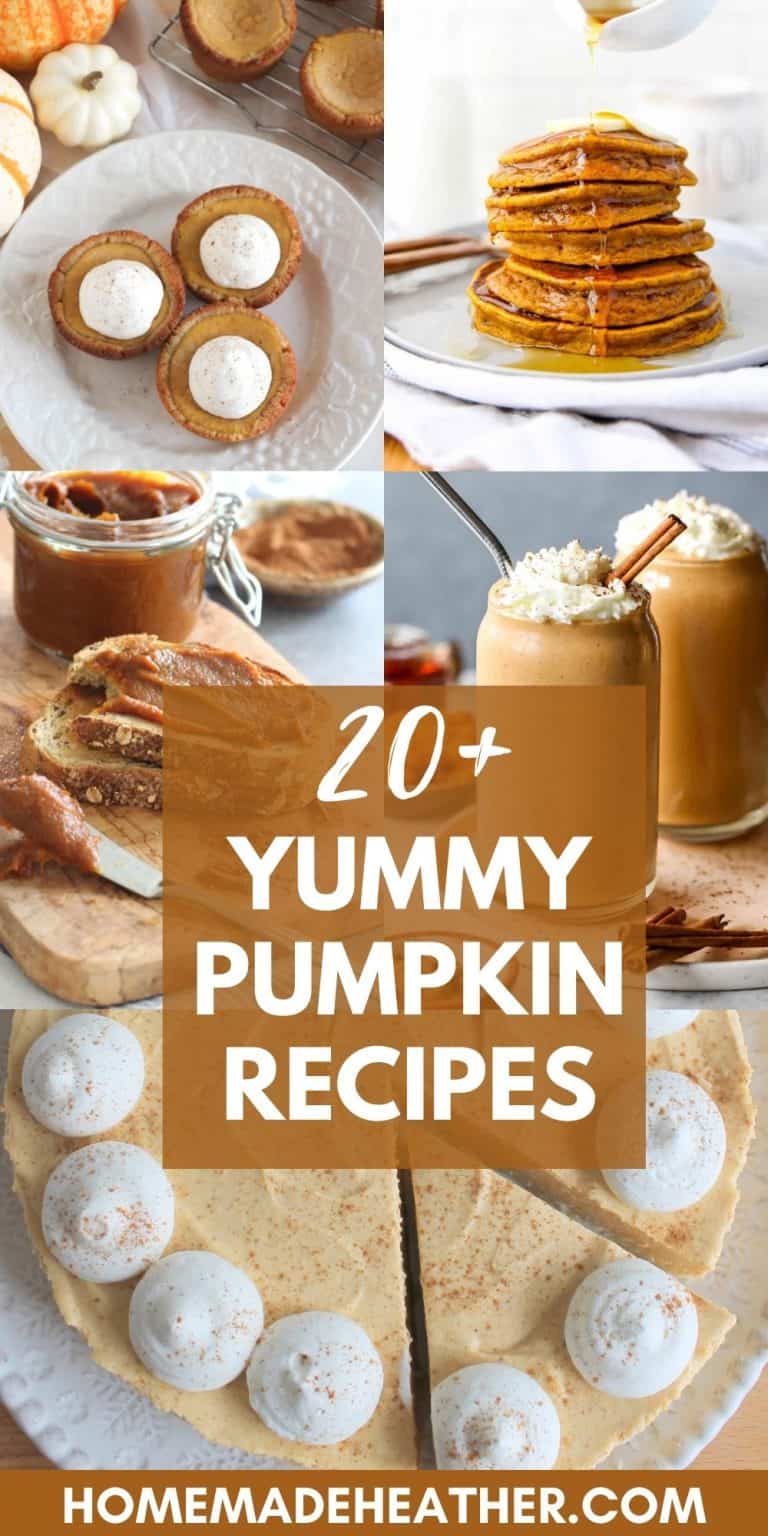 20+ Yummy Pumpkin Recipes Perfect for Fall