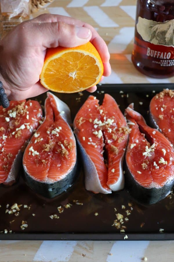 Salmon Steak Process