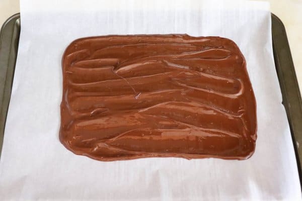 Dark Chocolate Bark Process