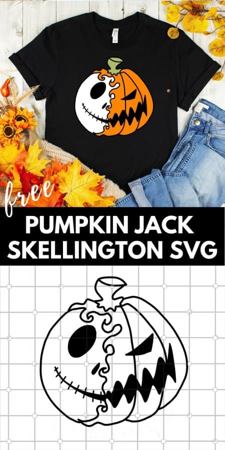 Pumpkin Jack Skellington SVG