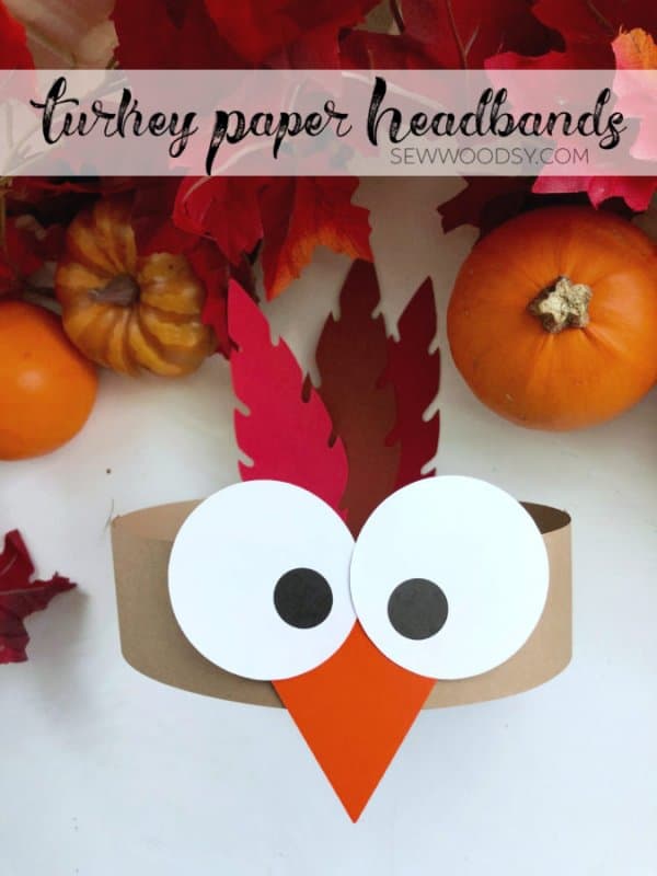 Turkey Paper Headband Craft