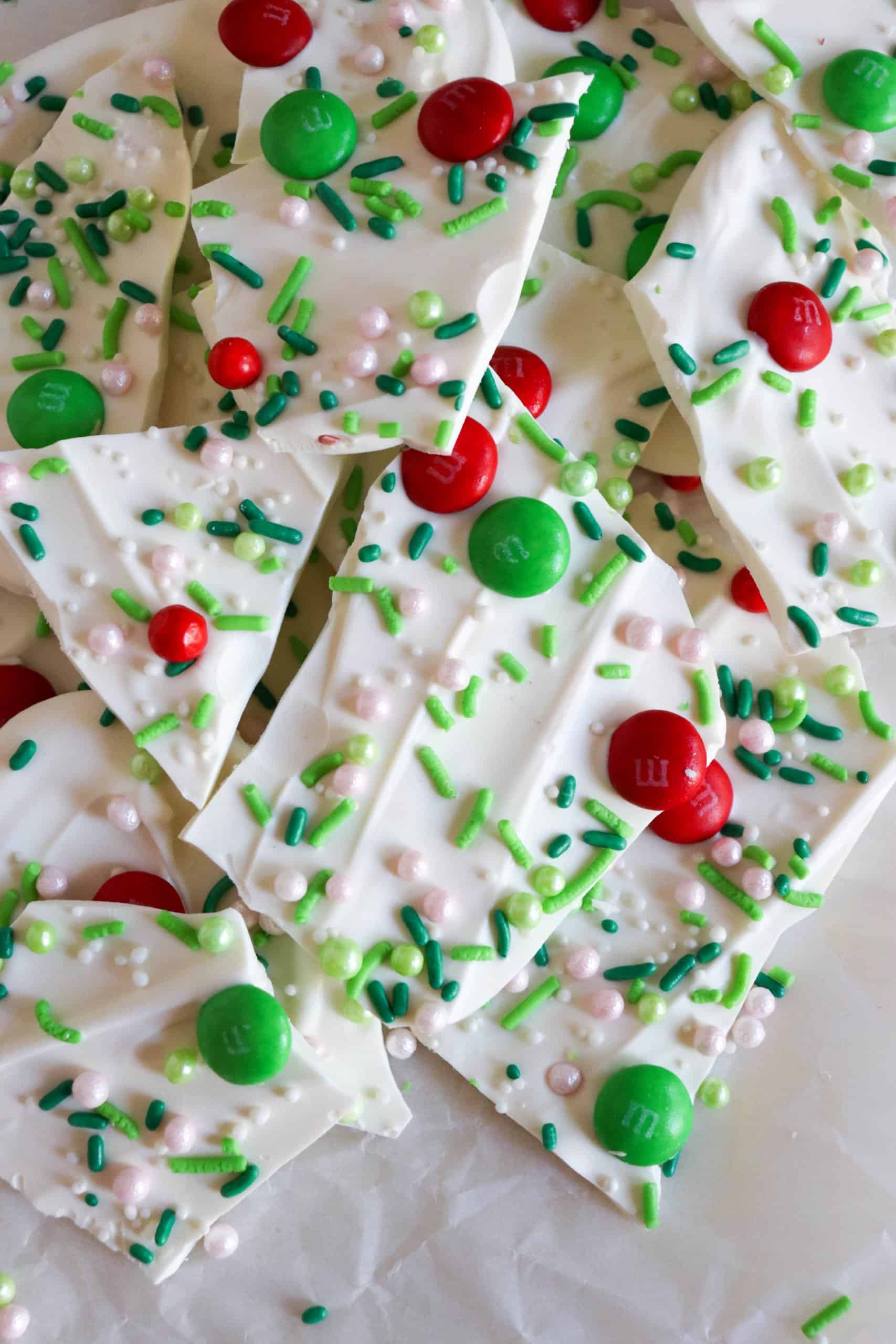 white chocolate Christmas bark recipe