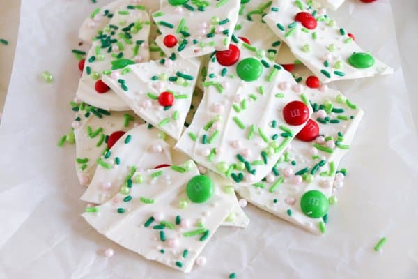 white chocolate Christmas bark recipe
