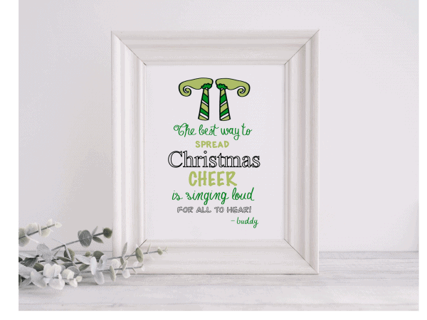Elf Holiday Quote SVG