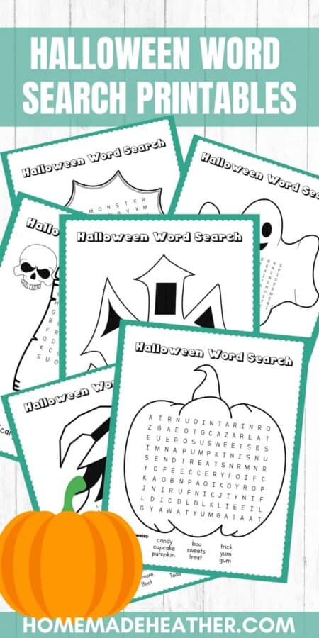 Free Halloween Word Search Printables