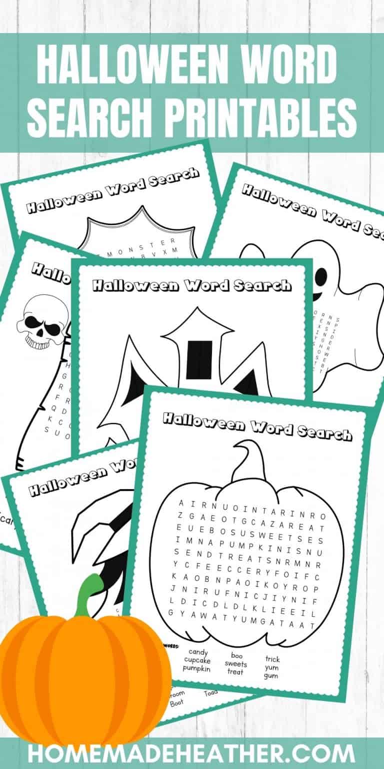 Free Halloween Word Search Printables