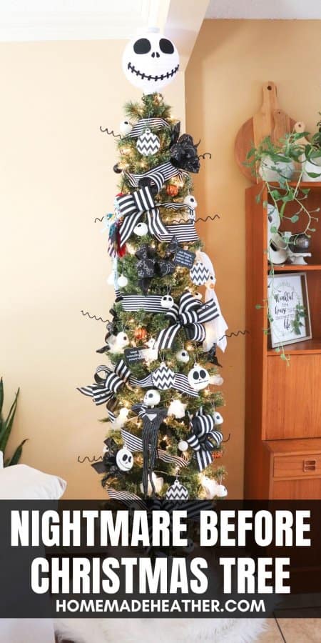 DIY Nightmare Before Christmas Tree