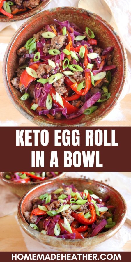 Keto Egg Roll in a Bowl Recipe