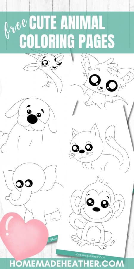Free Cute Animal Coloring Pages