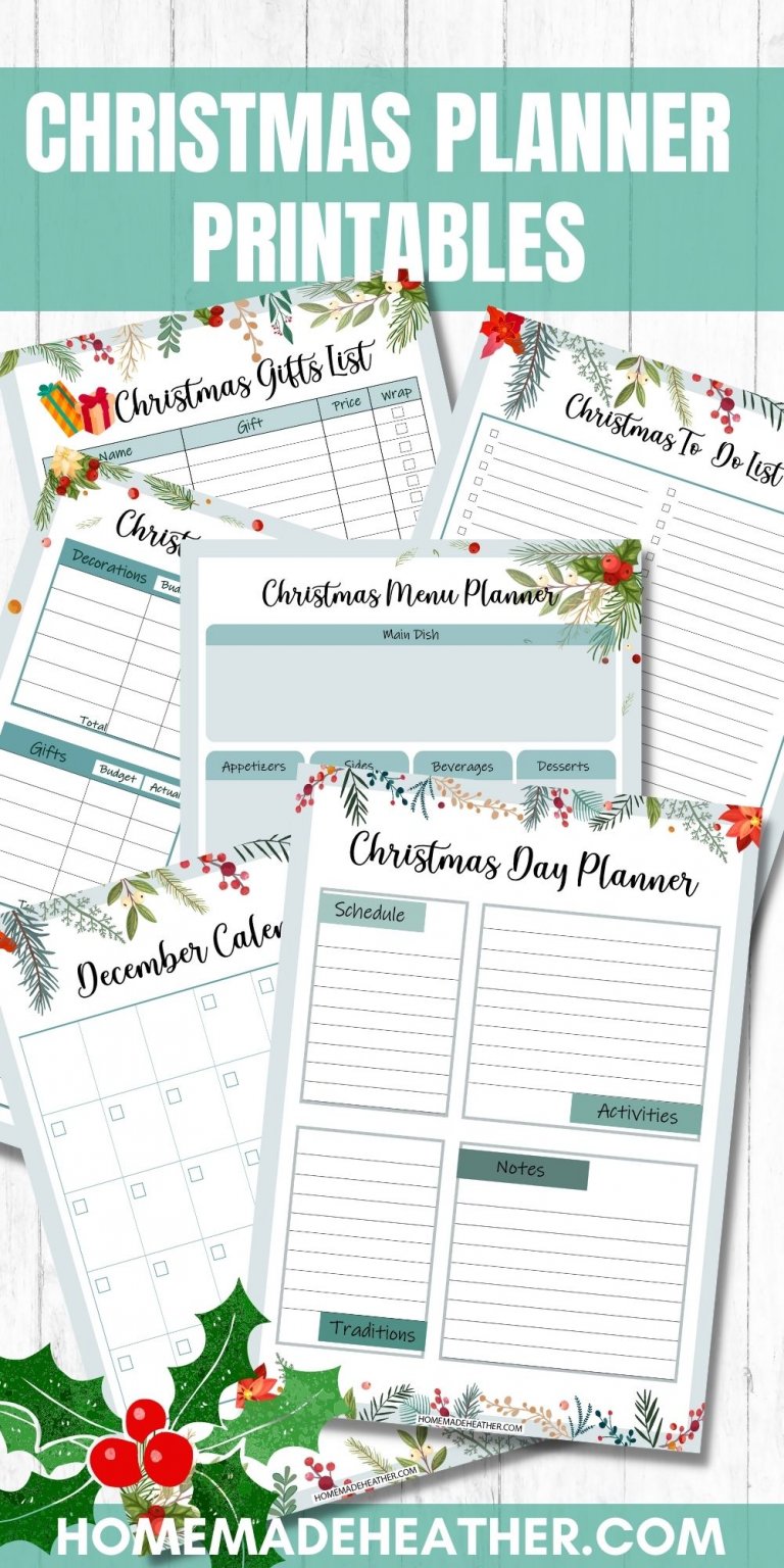 Free Christmas Planner Printables