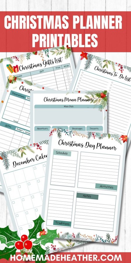 Free Christmas Planner Printables