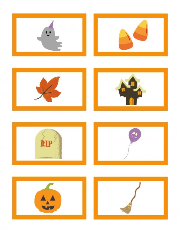 Free Halloween Bingo Calling Card