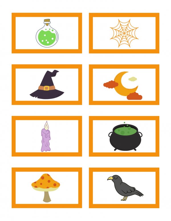 Free Halloween Bingo Calling Card