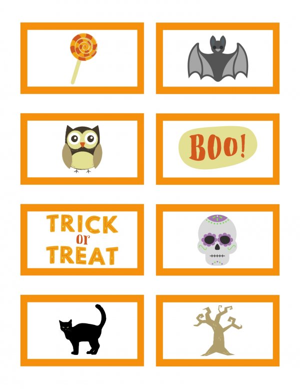 Free Halloween Bingo Calling Card