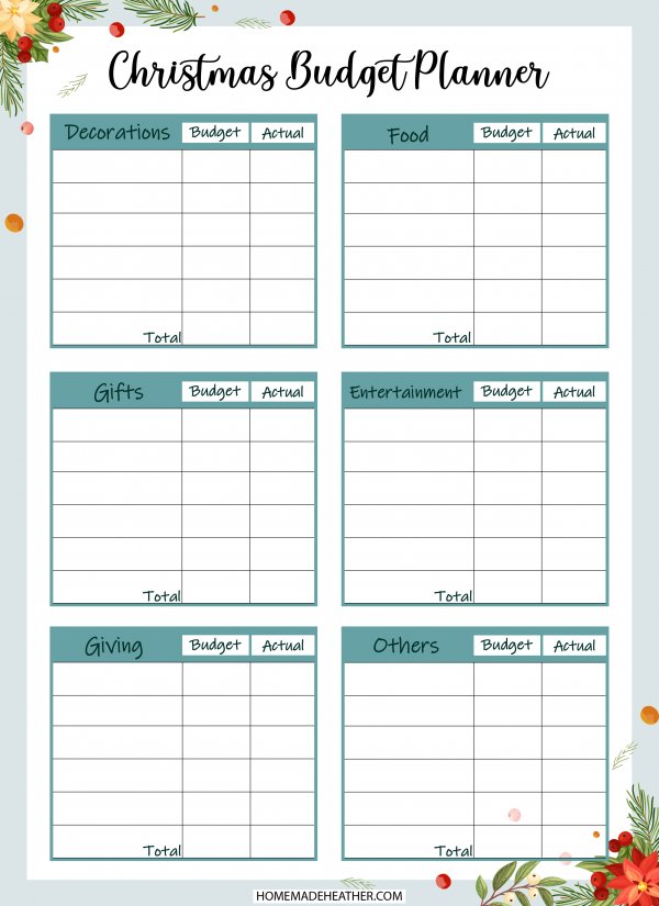 Free Christmas Planner Printable
