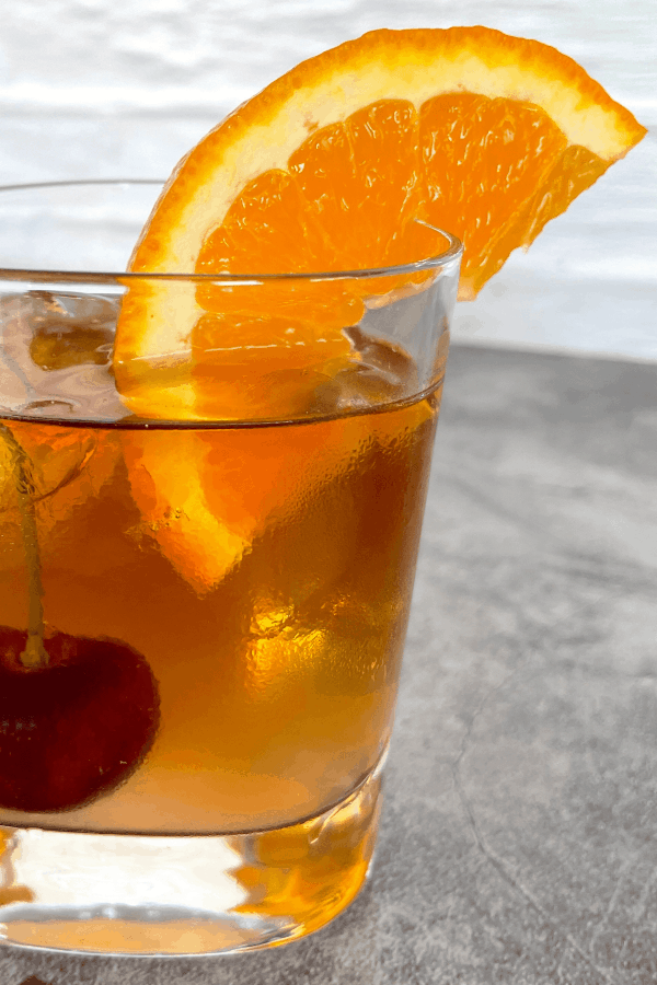 Keto Old Fashioned Cocktail
