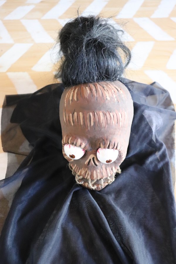 DIY Shrunken Head Costume