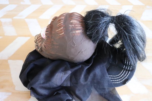 Shrunken Head Costume Process