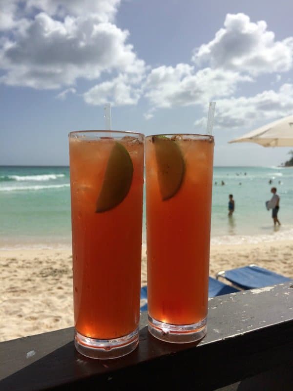 Low Carb Barbados Rum Punch