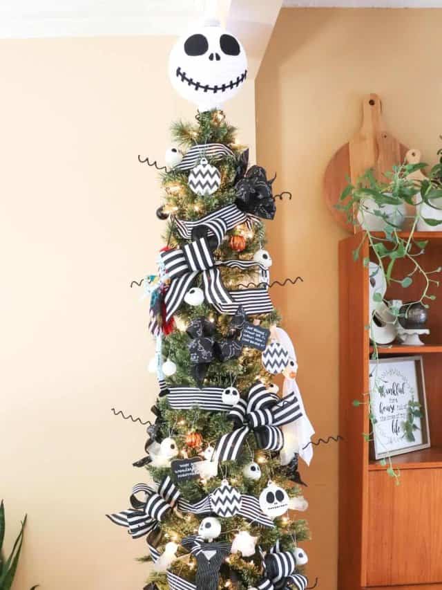 DIY NIGHTMARE BEFORE CHRISTMAS TREE » Homemade Heather