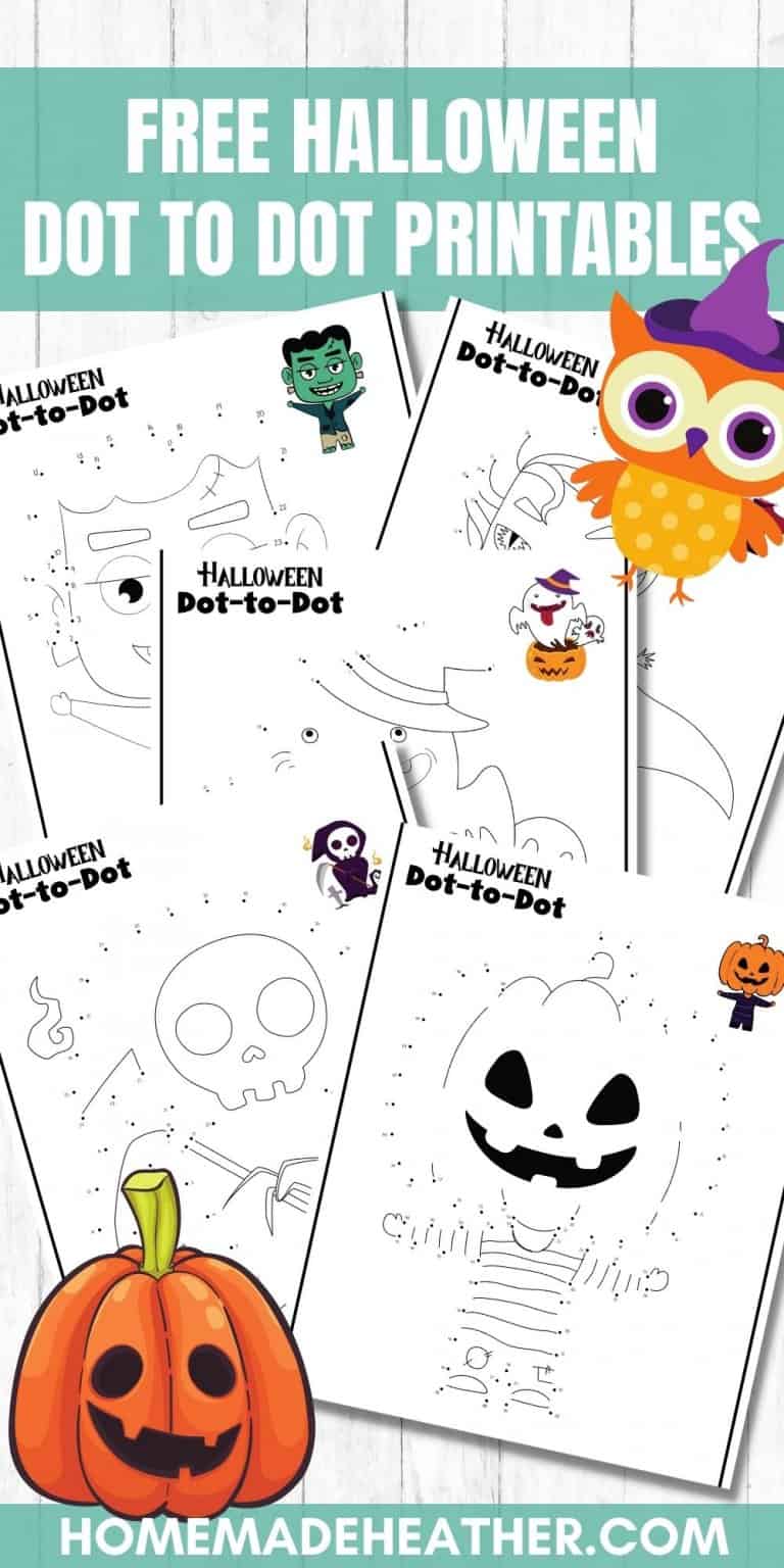 Free Halloween Dot to Dot Printables