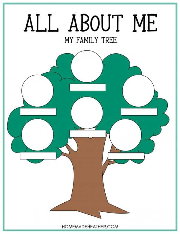 Free All About Me Activity Printable