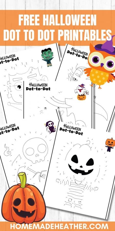 Free Halloween Dot to Dot Printables