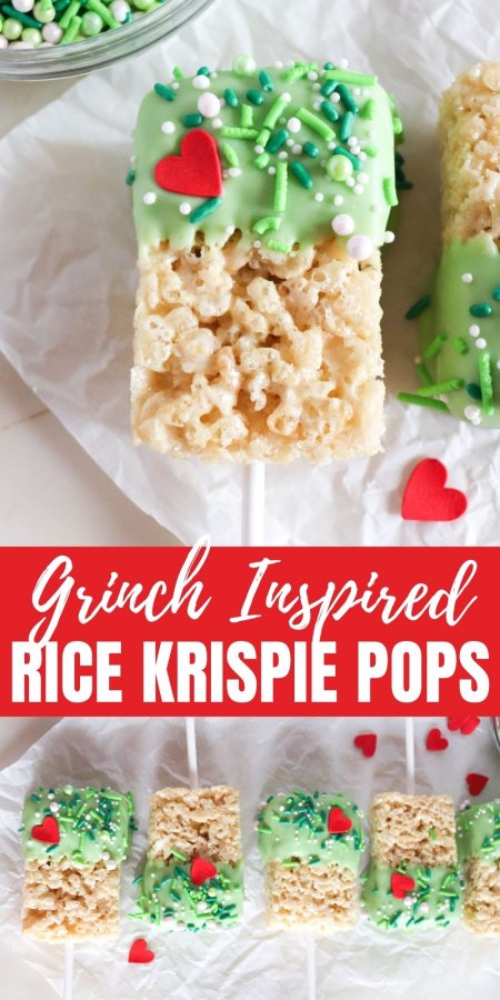 Grinch Inspired Rice Krispie Treat Recipe