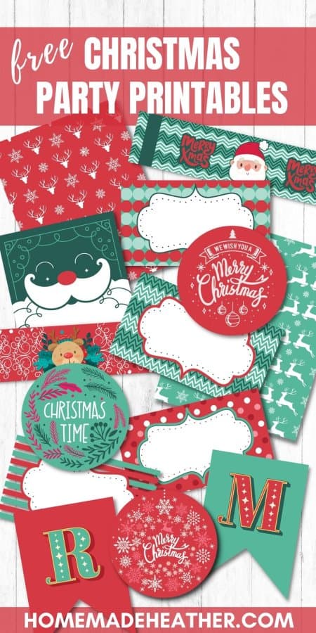 keto printables Free Christmas Party Printables