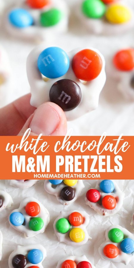 White Chocolate M&M Pretzel Recipe