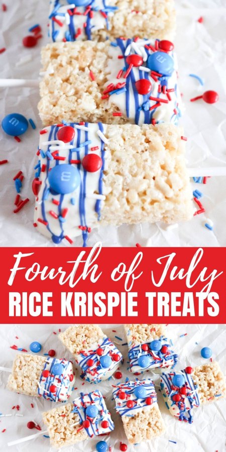 Fourth of July Rice Krispie Treats