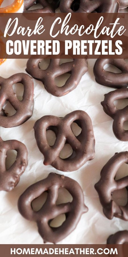 How to Make Dark Chocolate Covered Pretzels
