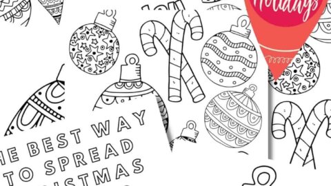 Ornament Coloring Page Printables