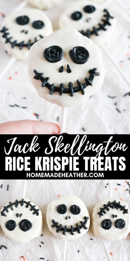 Jack Skellington Rice Krispie Treats
