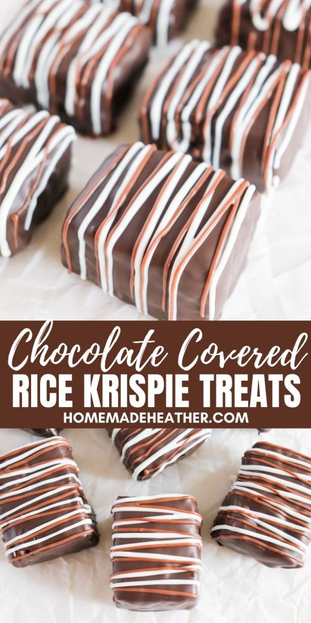 Chocolate Covered Rice Krispie Treats