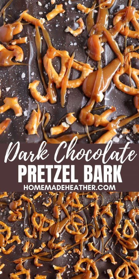 Dark Chocolate Pretzel Bark Recipe